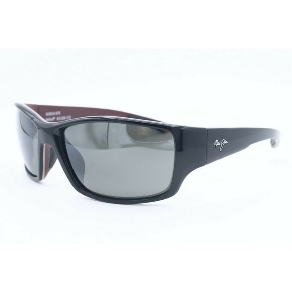 Maui Jim Other - Maui Jim Local kine MJ 810-07E Wrap Black Sunglasses Gray Polarized Lenses (A)